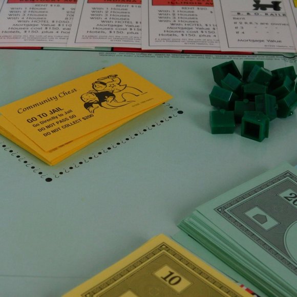 SPECIAL 1999 Monopoly Game 11 Tokens Money Bag plus Original Complete Game - Picture 5 of 12